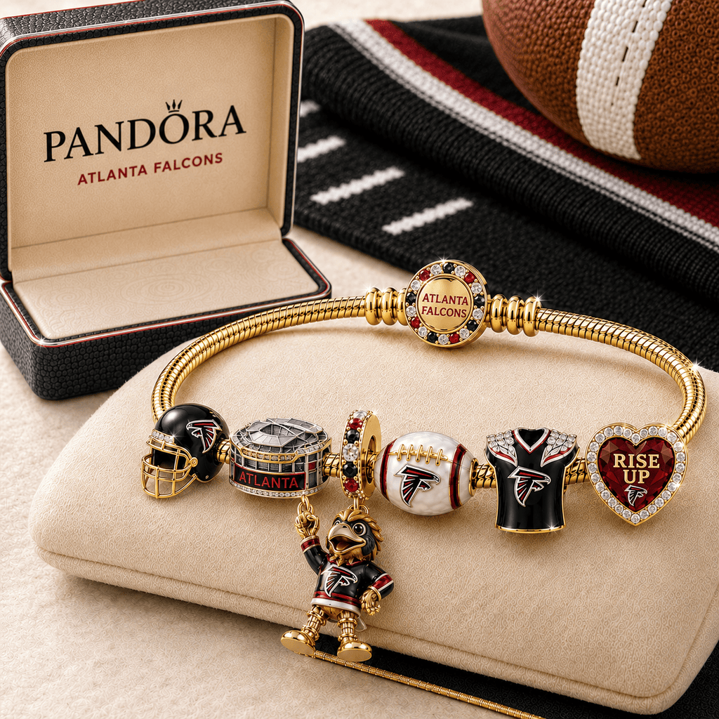 ATF Gold Charm Bracelet Set TMH