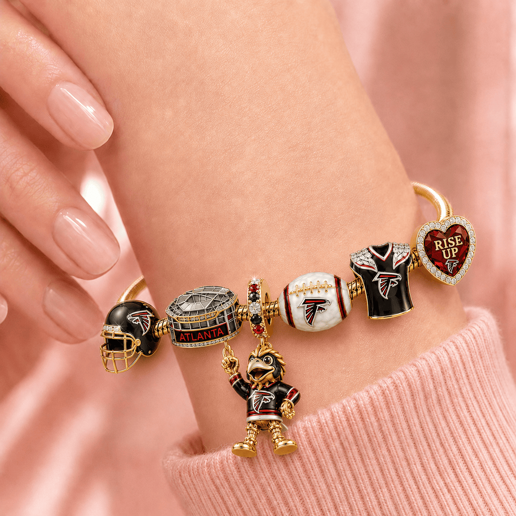 ATF Gold Charm Bracelet Set TMH