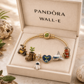 WLLE Gold Charm Bracelet Set TMH