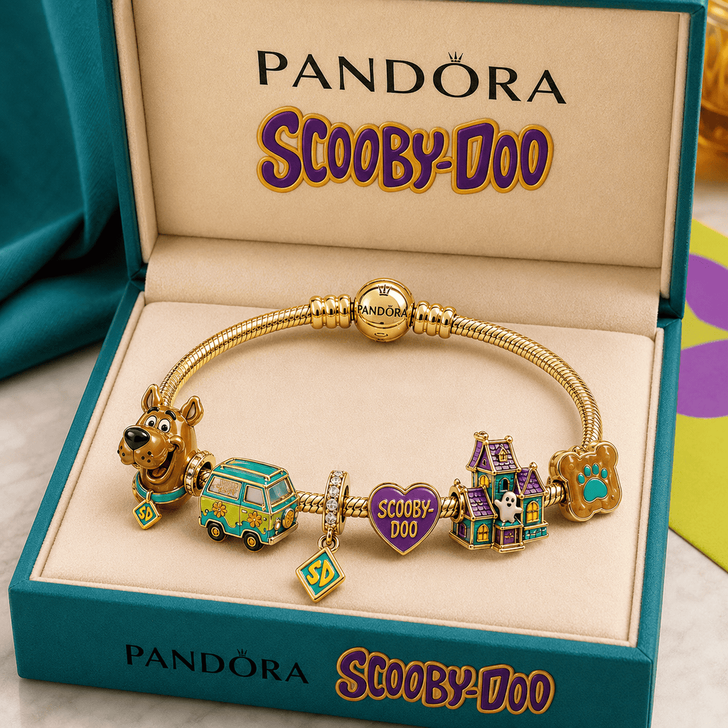 SCBD Gold Charm Bracelet Set TMH