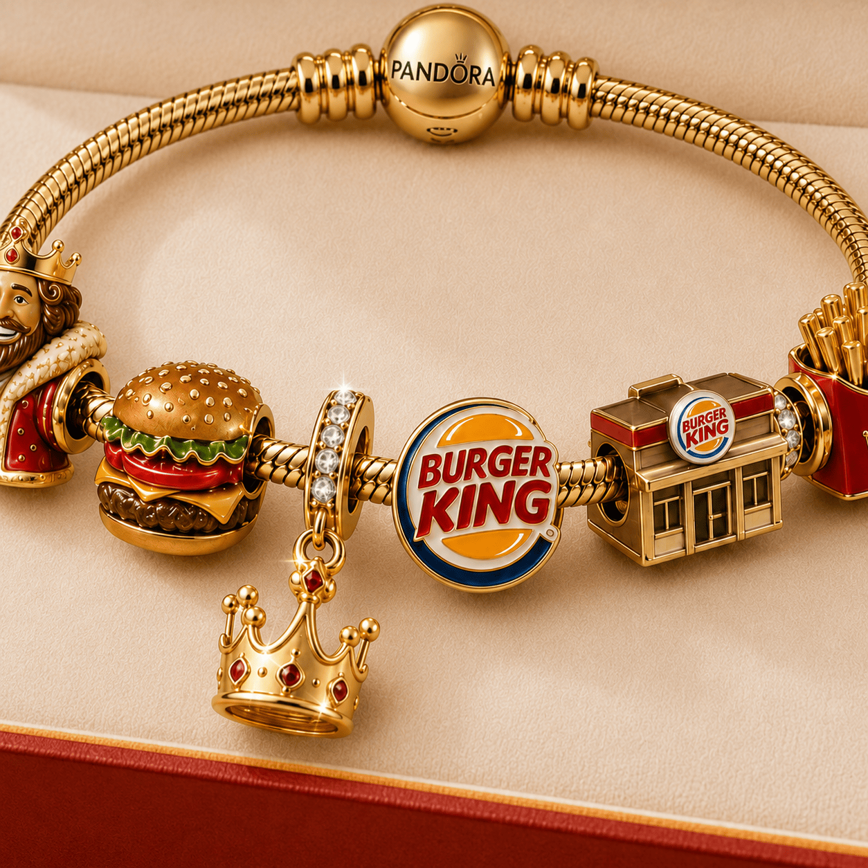 BGK Gold Charm Bracelet Set TMH
