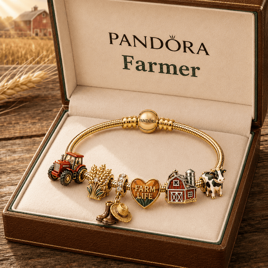 FAR Gold Charm Bracelet Set TMH