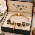 CHEF Gold Charm Bracelet Set TMH