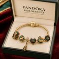 BML Gold Charm Bracelet Set TMH