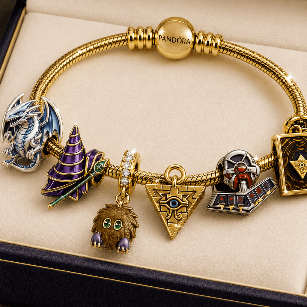 YGO Gold Charm Bracelet Set TMH
