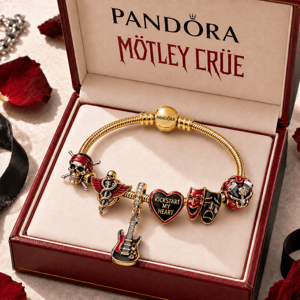 MTLC Gold Charm Bracelet Set TMH