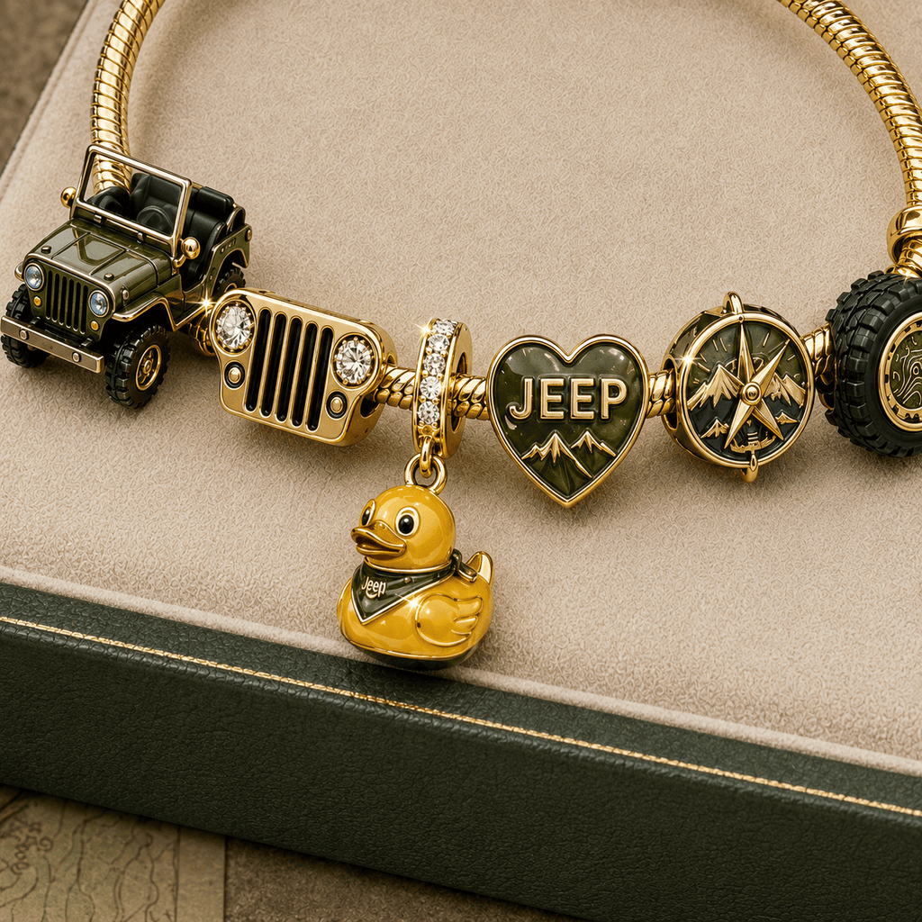 JEP Gold Charm Bracelet Set TMH