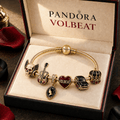 VOLB Gold Charm Bracelet Set TMH