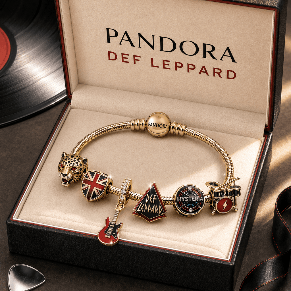 DLPR Gold Charm Bracelet Set TMH