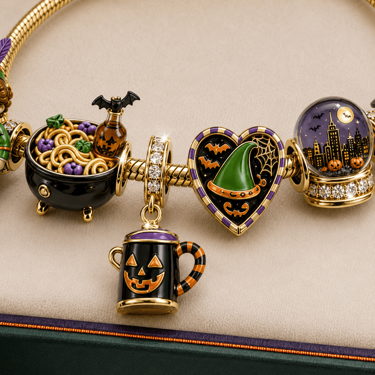 ELF Gold Charm Bracelet Set TMH