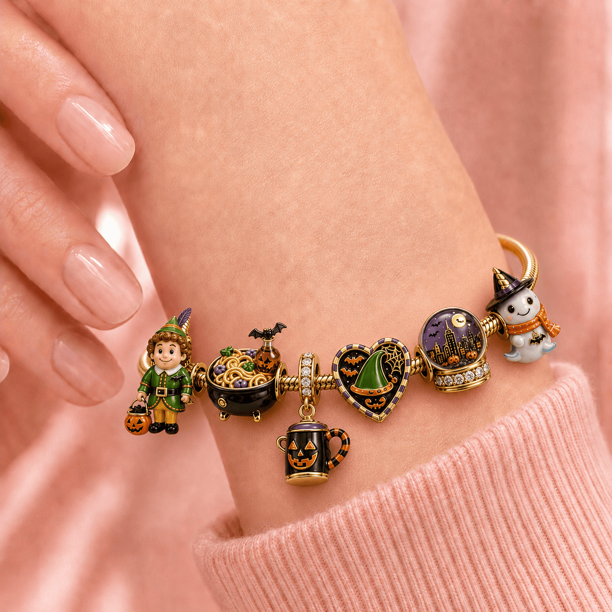 ELF Gold Charm Bracelet Set TMH