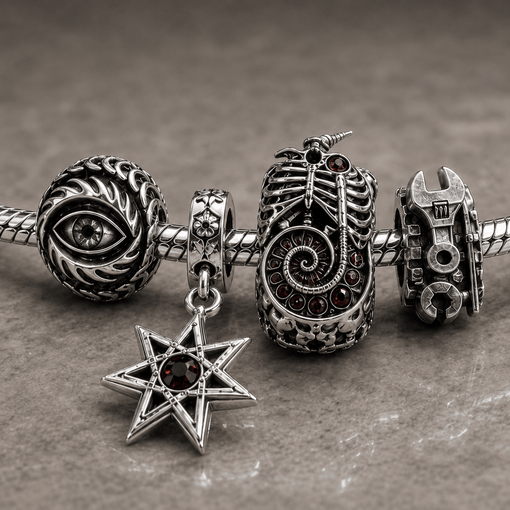 TOOL Silver Charm Bracelet Set NTVA