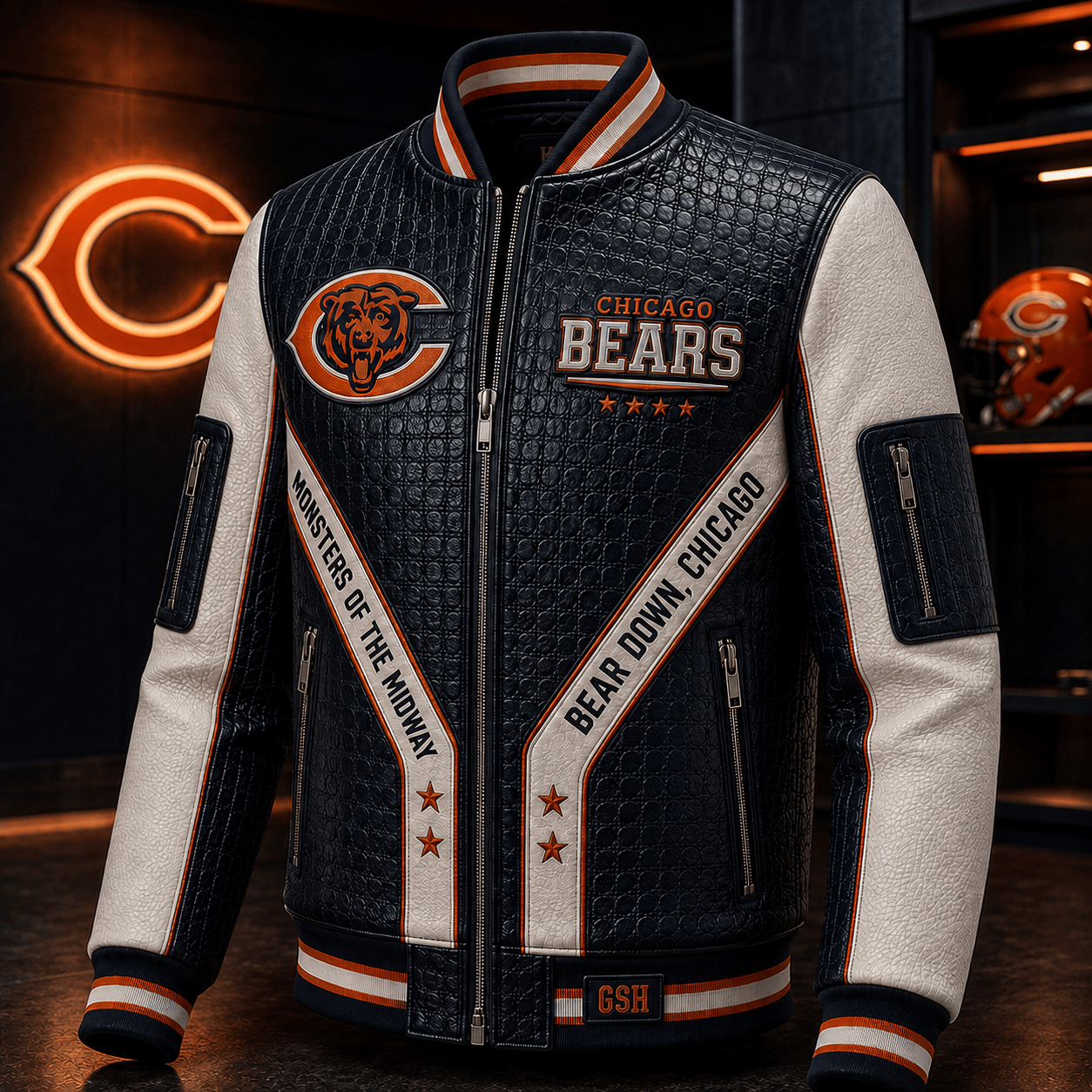 Premium CCB Leather Zipper Jacket TTMH