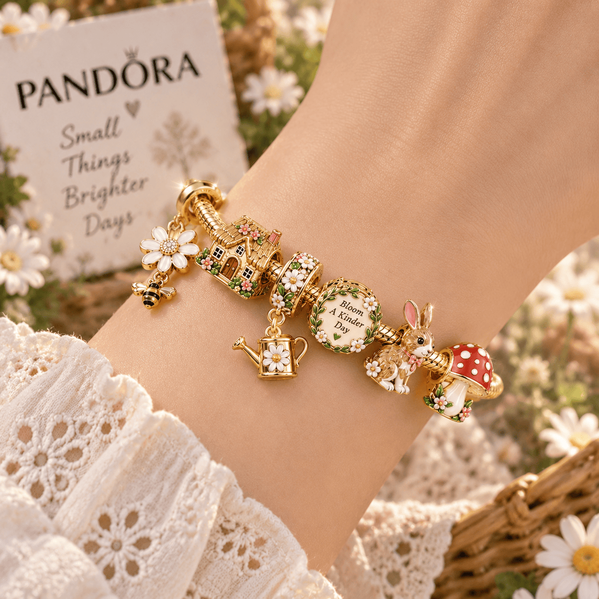 CTGC Gold Charm Bracelet Set PTT