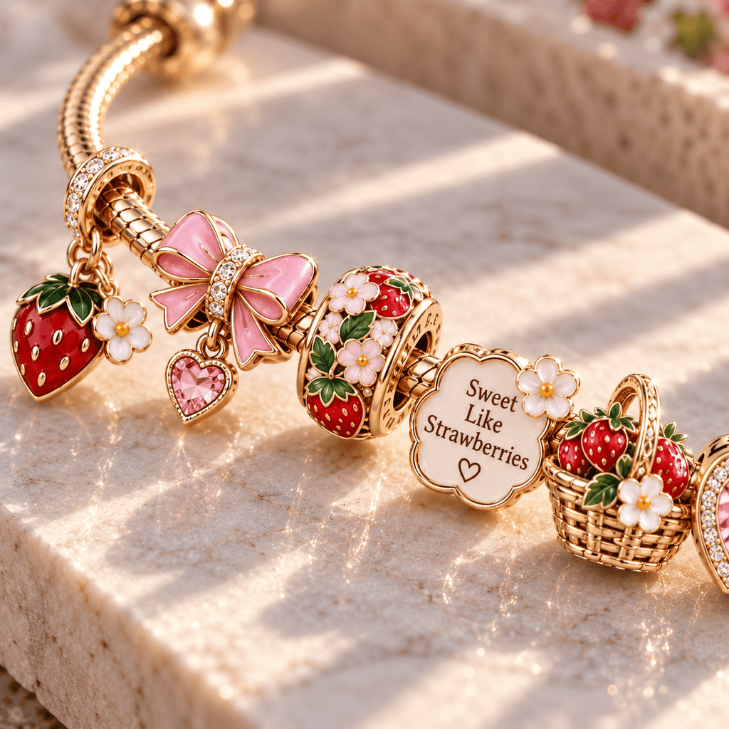 STBR Gold Charm Bracelet Set PTT