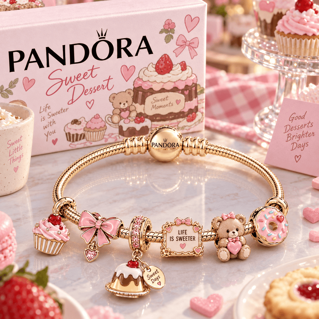 SWDS Gold Charm Bracelet Set PTT