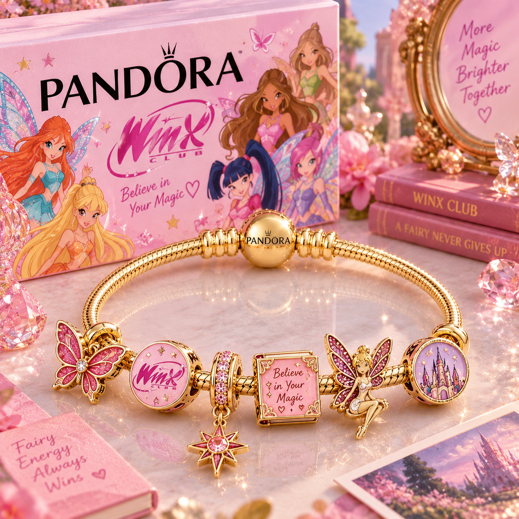 WXC Gold Charm Bracelet Set PTT