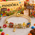 M&M Gold Charm Bracelet Set PTT