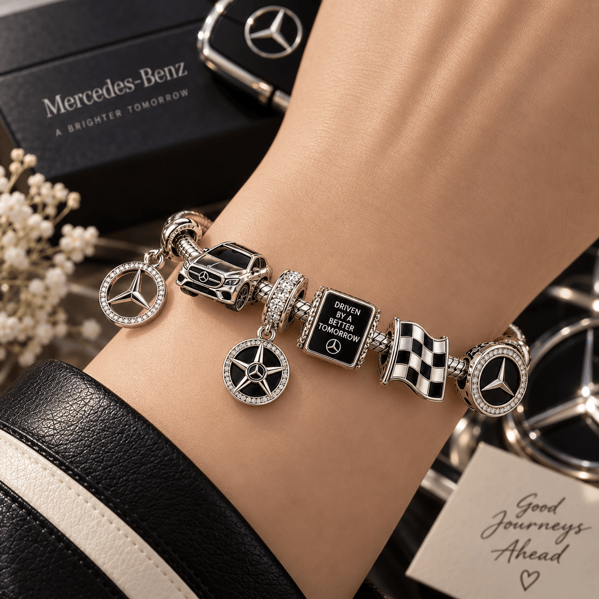 MCD Sliver Charm Bracelet Set PTT