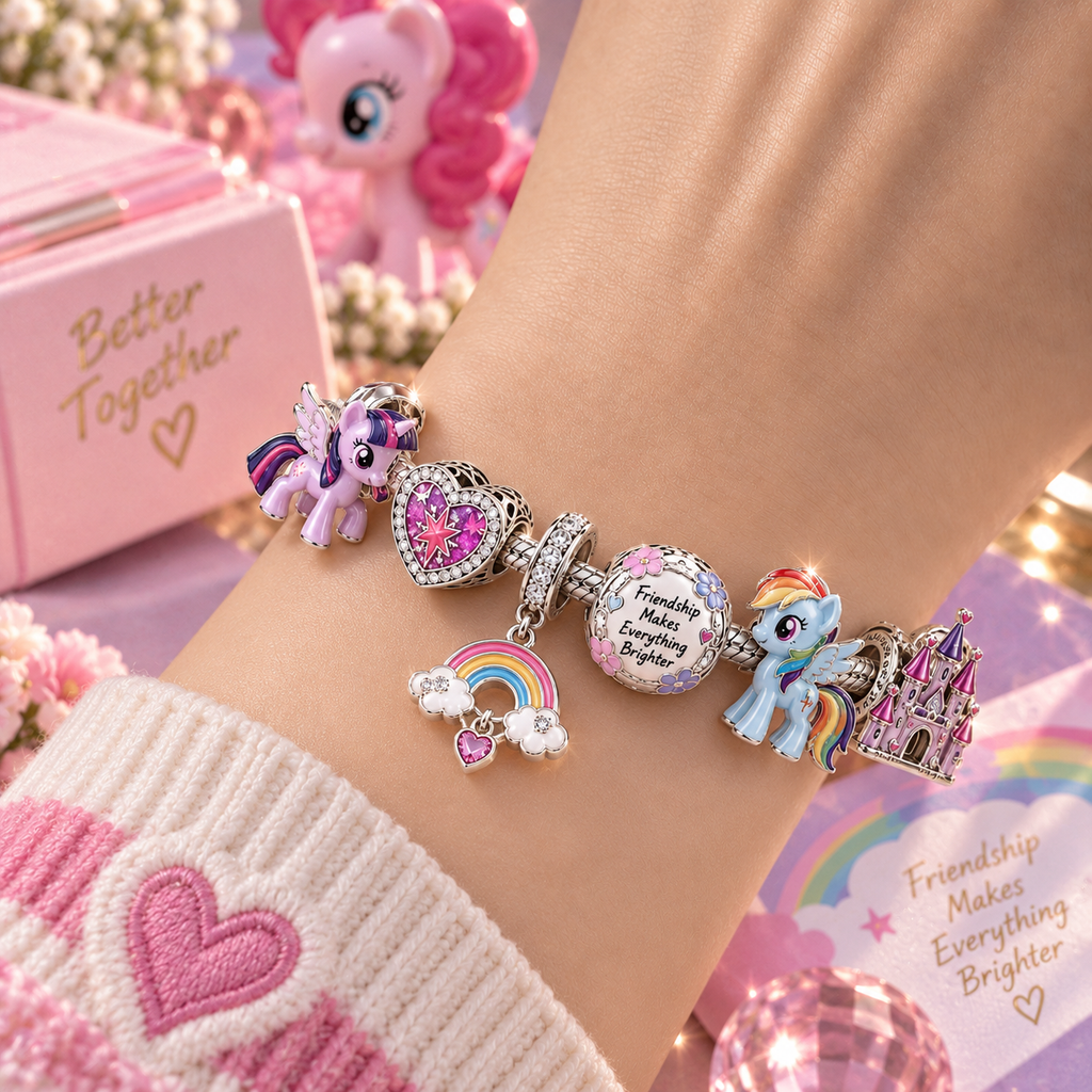 LTP Sliver Charm Bracelet Set PTT