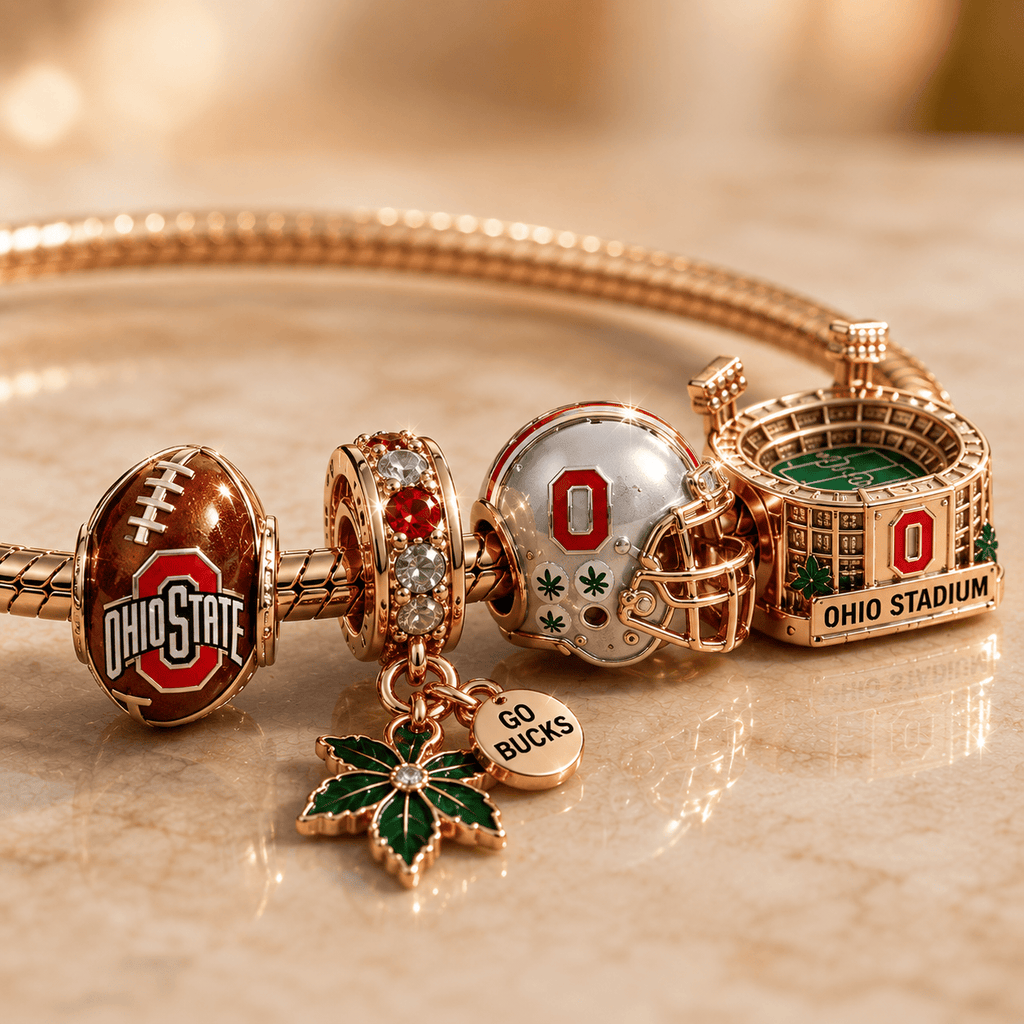 OSB Pink Gold Charm Bracelet Set PNPA