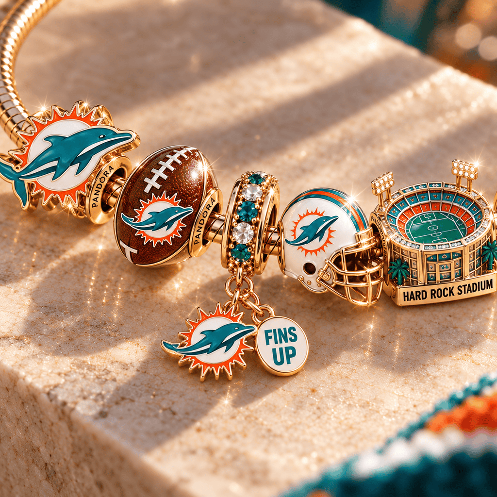 MPD Gold Charm Bracelet Set NHVH