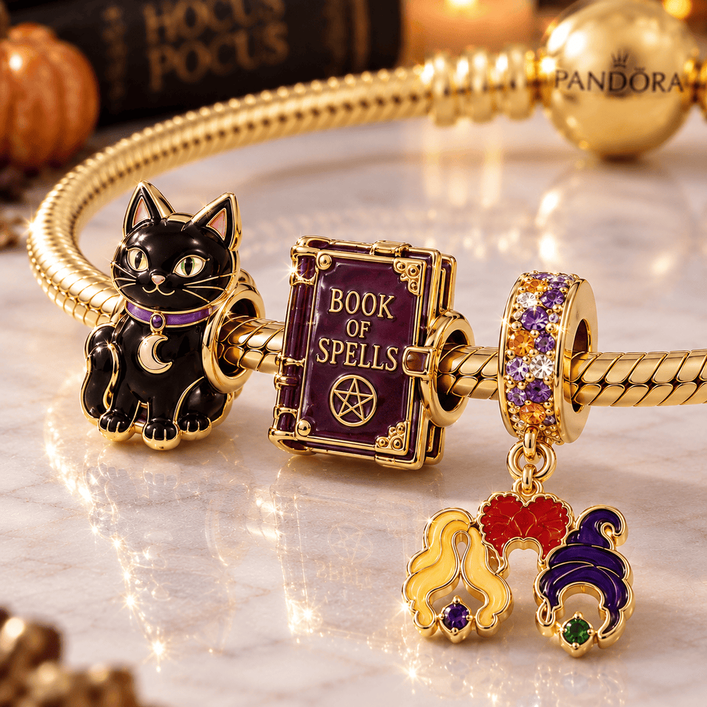 HCPC Gold Charm Bracelet Set VTH