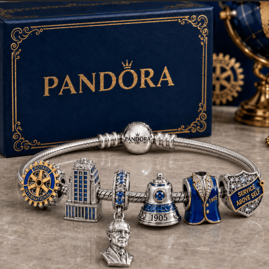 ROTI Silver Charm Bracelet Set NTVA