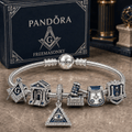 MAS Silver Charm Bracelet Set NTVA