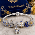 SGRO Silver Charm Bracelet Set NTVA