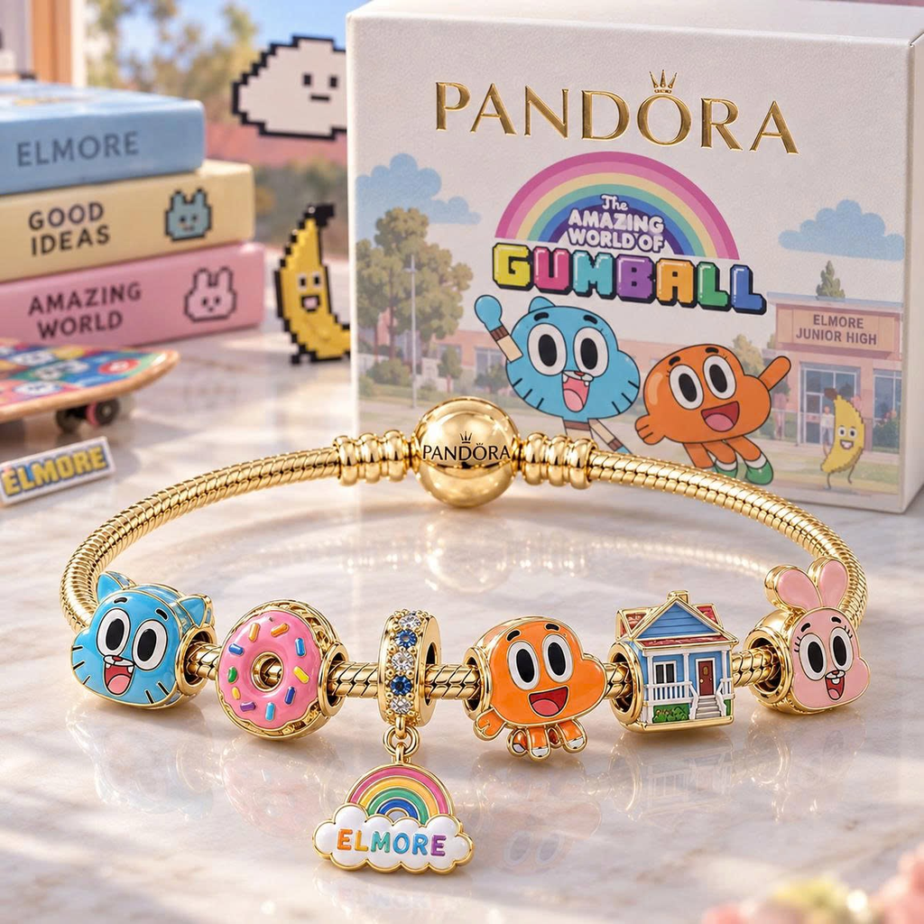 AWG Gold Charm Bracelet Set VTH