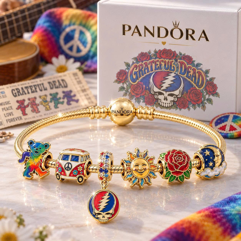 GRFD Gold Charm Bracelet Set VTH