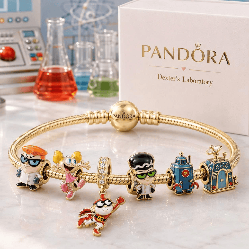 DEX Gold Charm Bracelet Set VTH