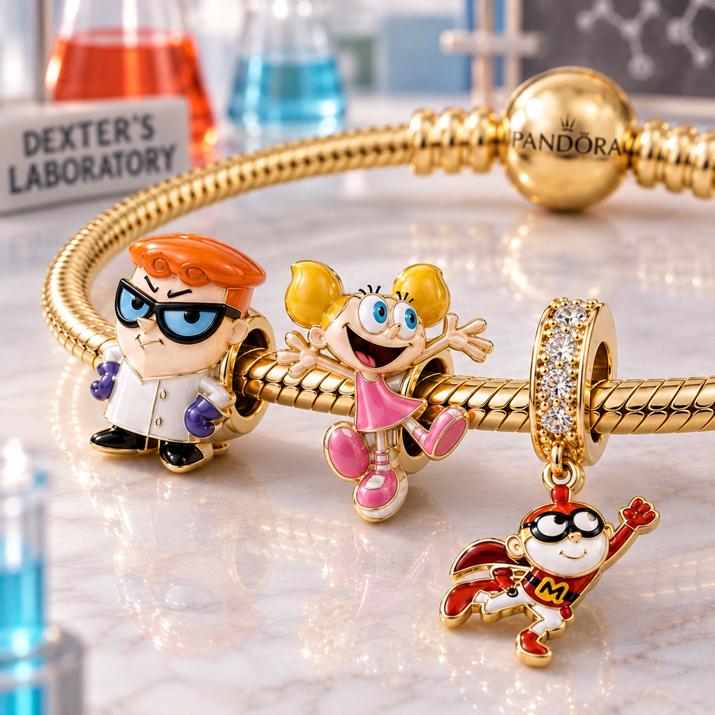 DEX Gold Charm Bracelet Set VTH