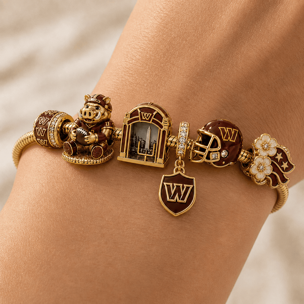 WCD Silver Charm Bracelet Set HQH