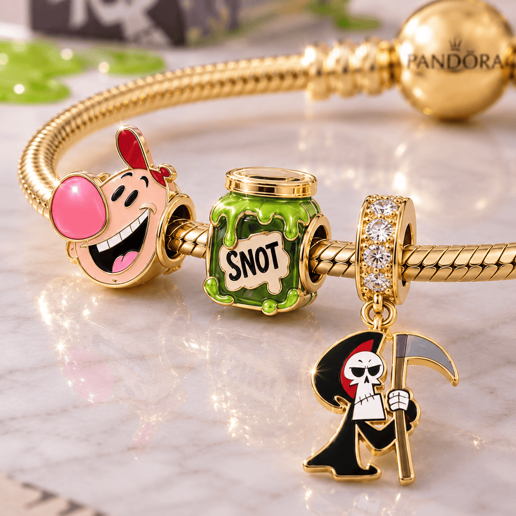 TBNM Gold Charm Bracelet Set VTH