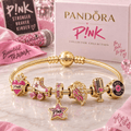 PNK Gold Charm Bracelet Set VTH