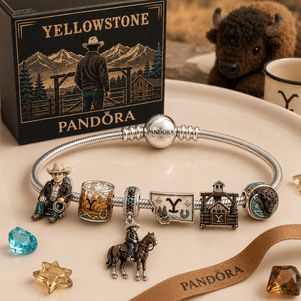 YLST Silver Charm Bracelet Set HQH