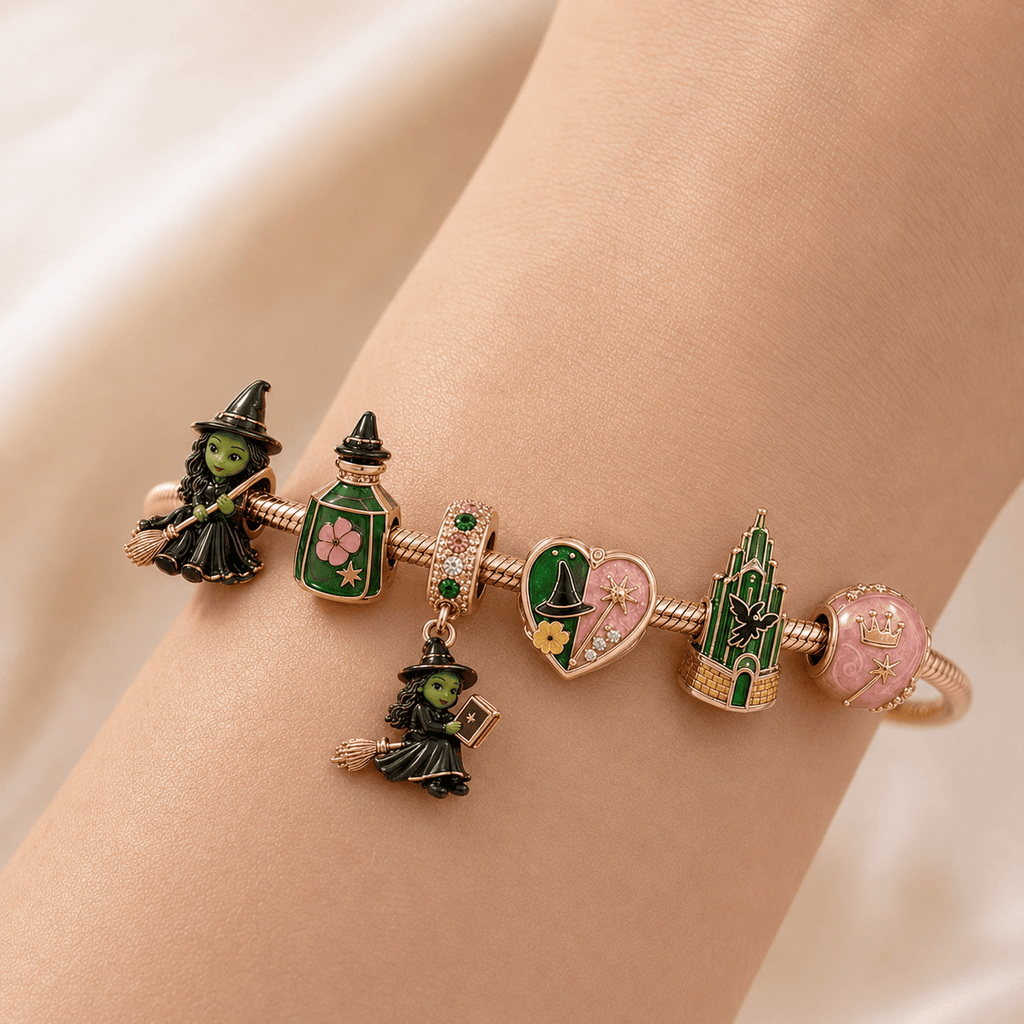 WCKD Silver Charm Bracelet Set HQH