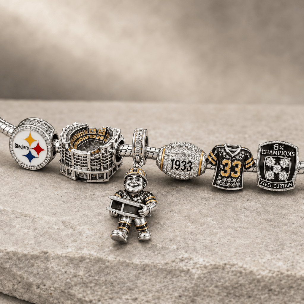 PBS Silver Charm Bracelet Set NTVA