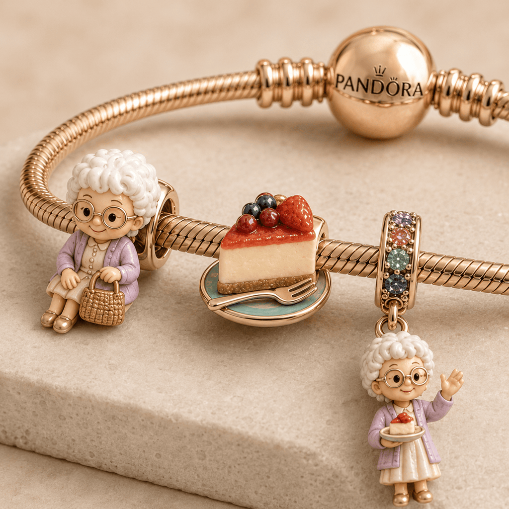 TGG Silver Charm Bracelet Set HQH