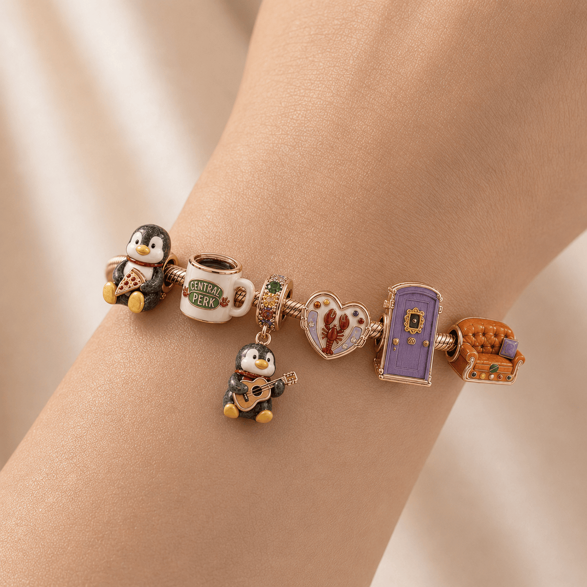 FRS Silver Charm Bracelet Set HQH