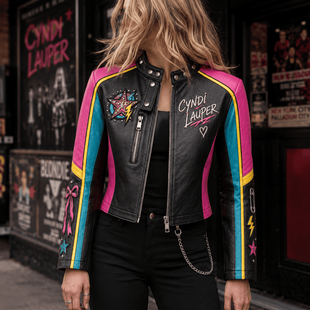 Premium CDL Cropped Leather Zipper Jacket TTMH