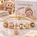LBB Gold Charm Bracelet Set VTH
