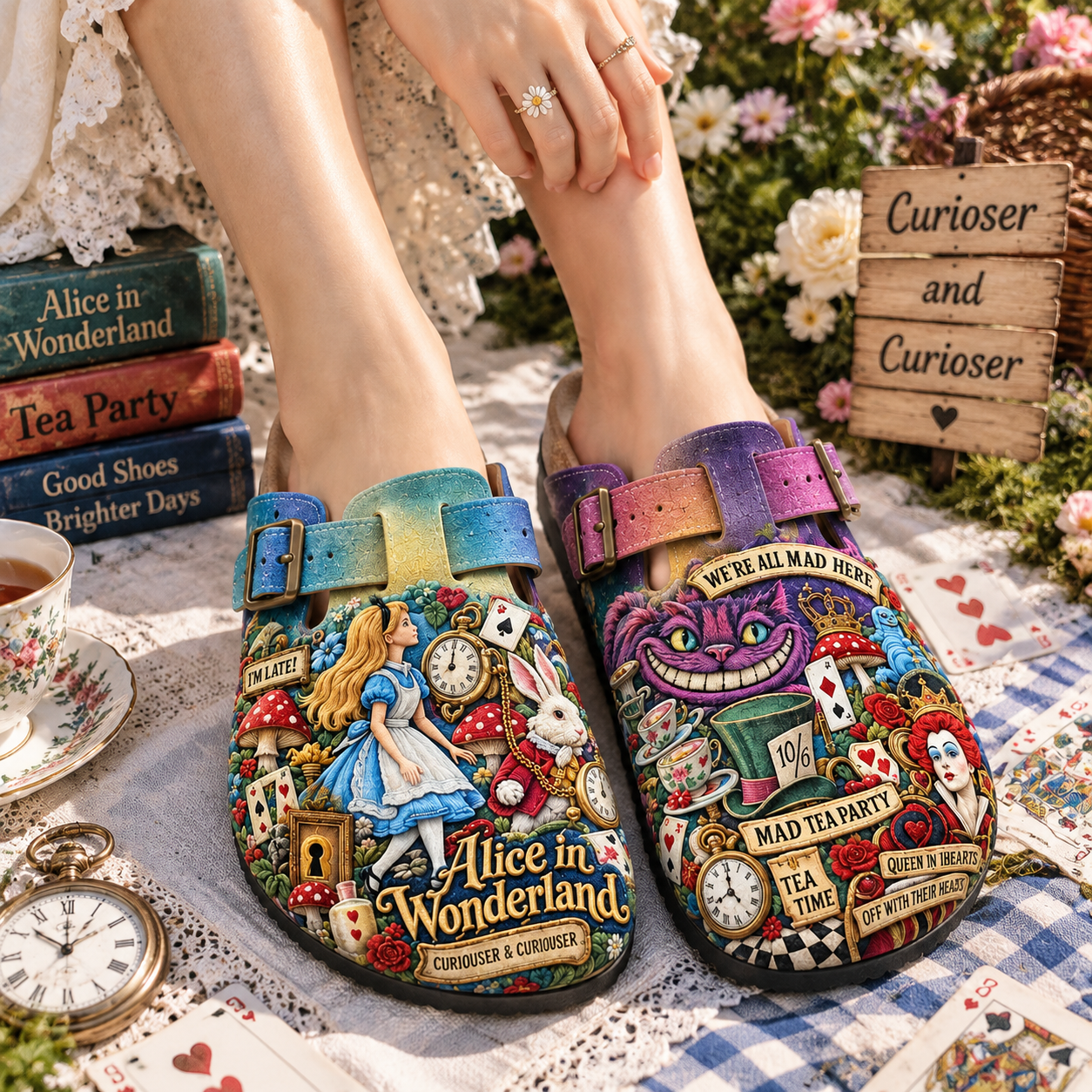 PREMIUM ALW MINK SUEDE CLOGS TTNL
