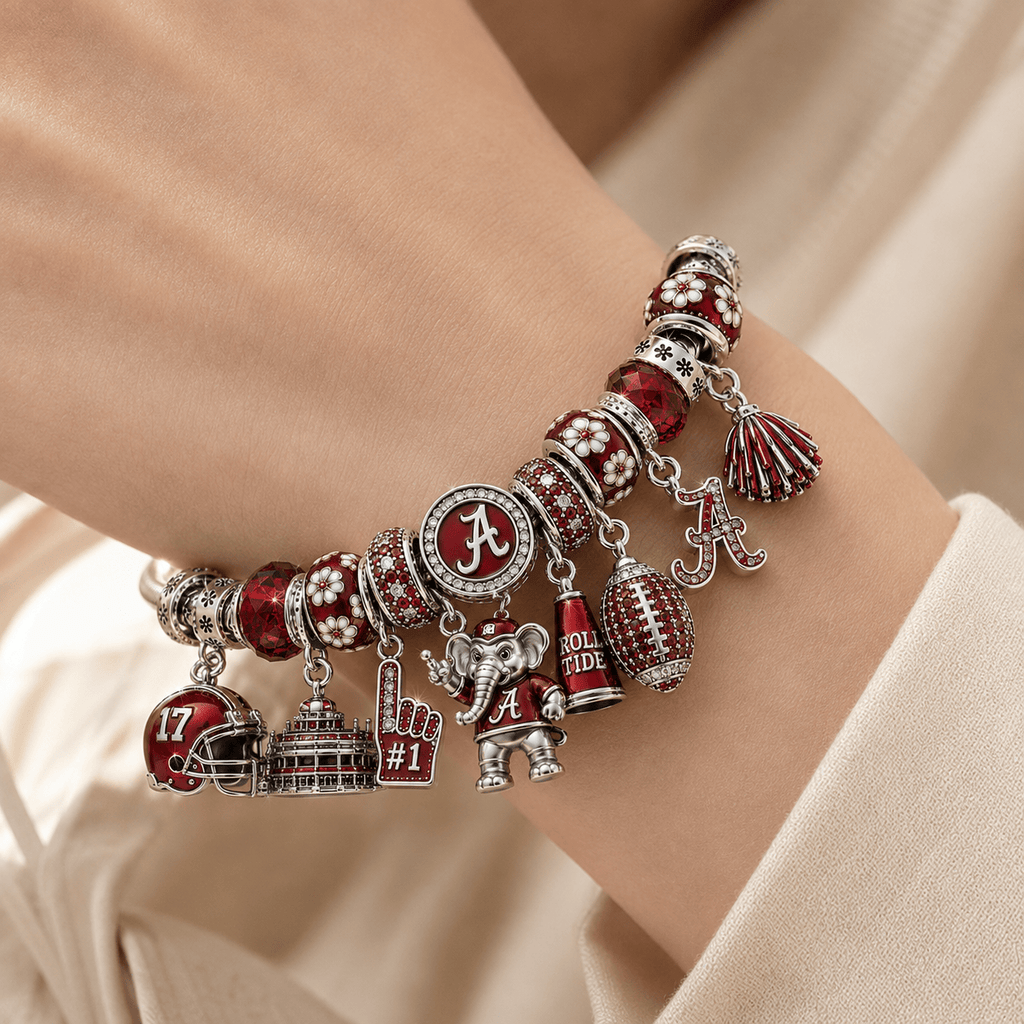 ACT Silver Charm Bracelet Set NTTB