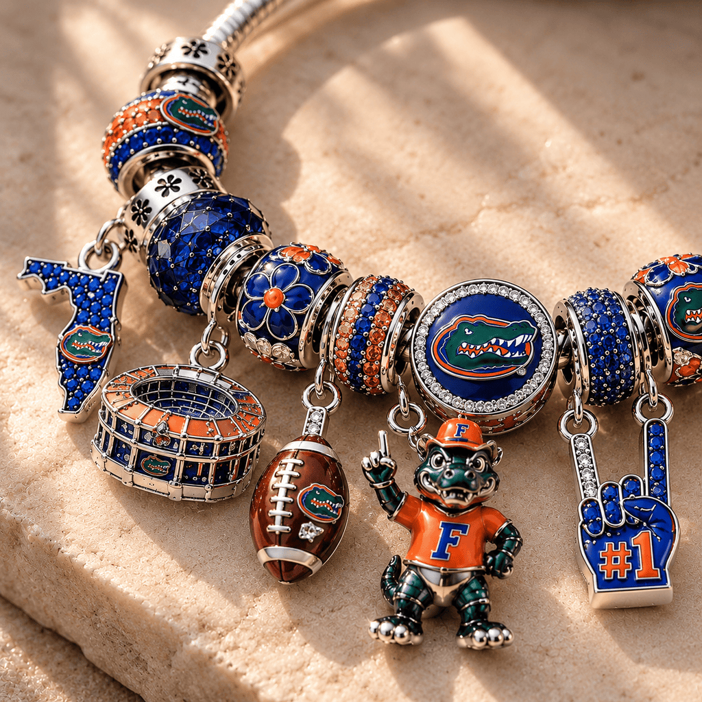 FGT Silver Charm Bracelet Set NTTB