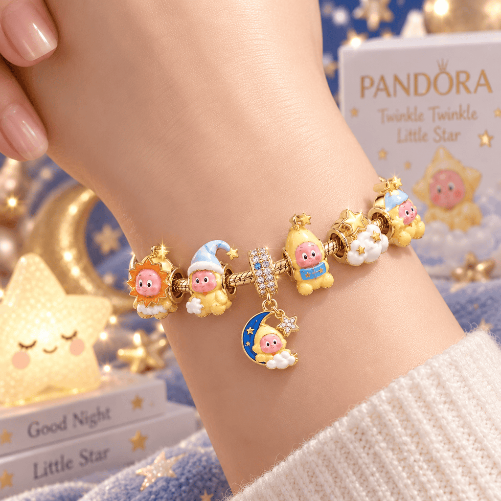 TTLS Gold Charm Bracelet Set VTH