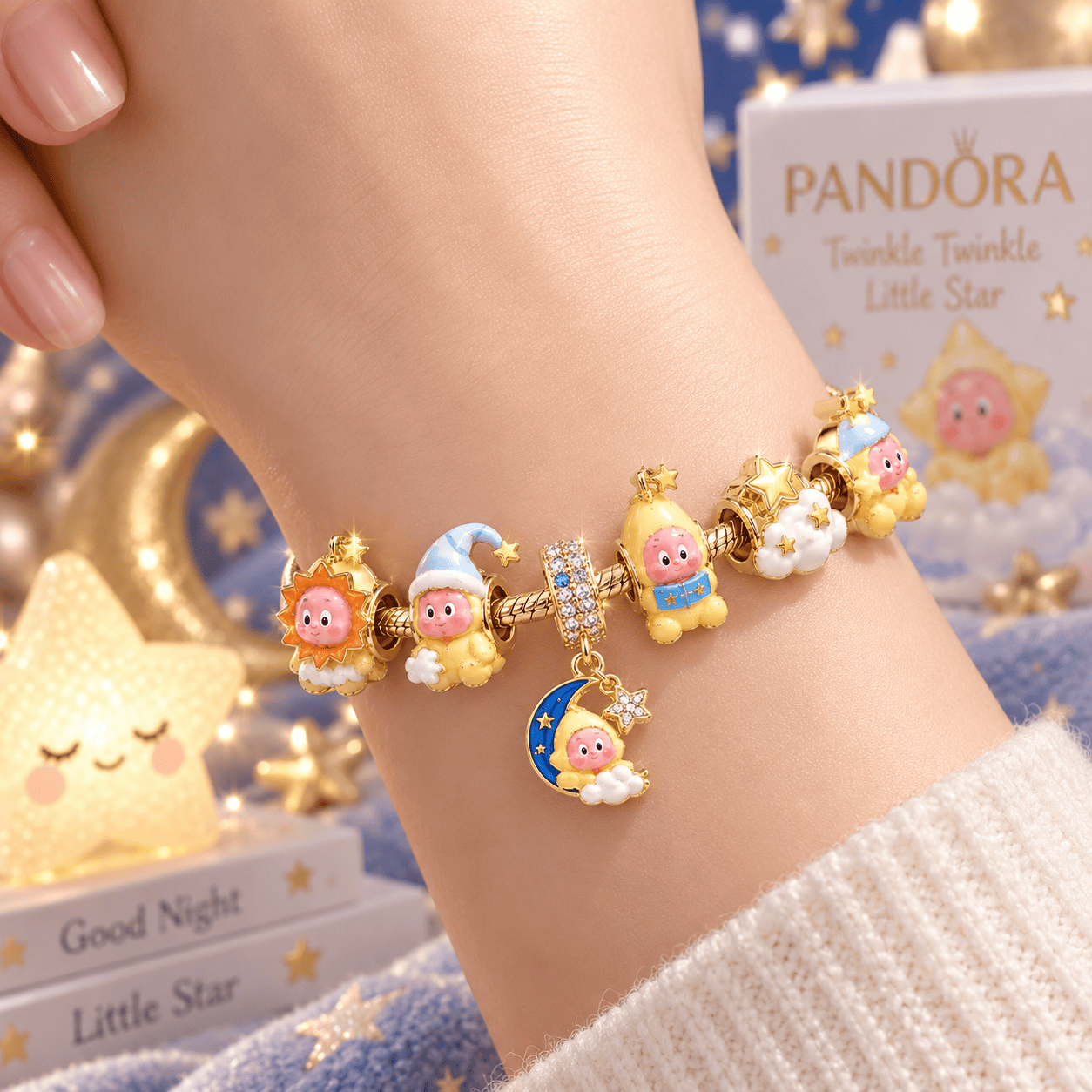 TTLS Gold Charm Bracelet Set VTH