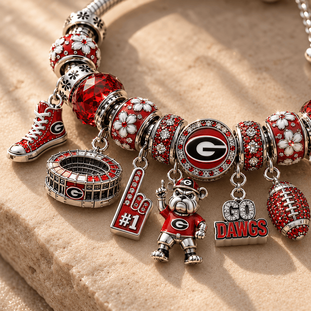 GGBD Silver Charm Bracelet Set NTTB